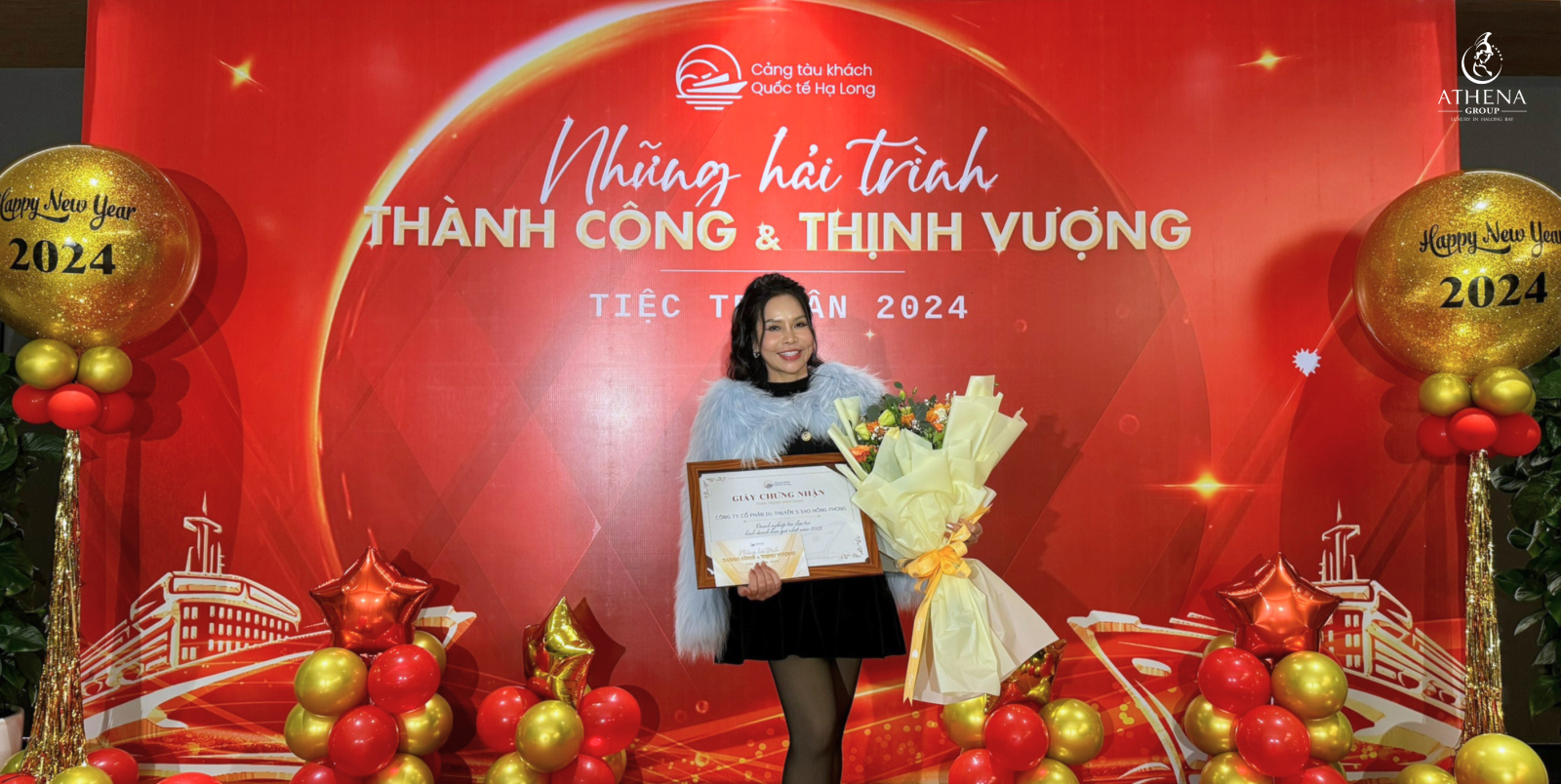 Athena Group received certification from Halong International Cruise Port